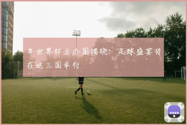 年世界杯主办国揭晓：足球盛宴将在这三国举行